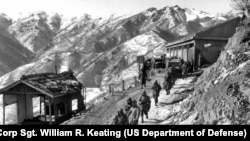 By evening on Dec. 9, 1950, the Treadway bridge was in place and men and vehicles could move unimpeded down the main supply route through Funchilin Pass.