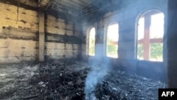 Фото: зруйнована синагога у Дагестані, 24 червня 2024 року