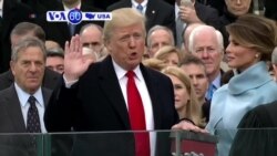 VOA60 America - Donald Trump Sworn in as 45th US President