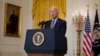 El presidente Joe Biden habla sobre la retirada de las tropas estadounidenses de Afganistán, en el Salón Este de la Casa Blanca, el jueves 8 de julio de 2021, en Washington DC.