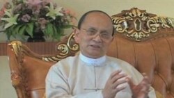 Burma President interview VOA