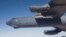 Гиперзвуковая ракета Экс-51 (Hypersonic vehicle X-51) под крылом бомбардировщика Б-52. Авиабаза Эдвардс, штат Калифорния. 3 мая 2013 г.