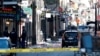 Debris litters Bourbon Street after a pickup truck was driven into a large crowd in the French Quarter of New Orleans, Louisiana, Jan. 1, 2025. (Geoff Burke/USA TODAY Network via Reuters)