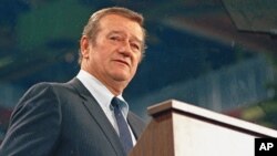 John Wayne, mantan aktor dan sutradara ternama AS yang meninggal tahun 1979. 