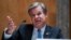 FBI Director Christopher Wray testifies during a Senate Homeland Security and Governmental Affairs Committee hearing on Capitol Hill in Washington, Sept. 24, 2020.