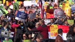 DC Protesters Denounce Trump Travel Ban