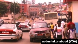 Une rue dans un quartier de Malabo, en Guinée Équatoriale, le 9 février 2015.