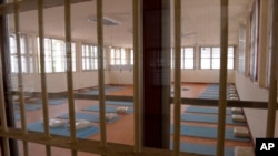 In this photo released by Department of Corrections, an empty room is seen at COVID-19 prisoners field hospital set up at Medical Correctional Institution to treat COVID-19 inmates, in Bangkok, Thailand, on May 8, 2021.