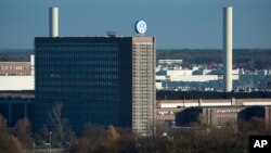 View of the Volkswagen factory in Wolfsburg, Germany, Nov. 20, 2015.