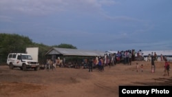 South Sudanese refugees arrive at Kakuma refugee camp in January 2013. Violence erupted at the camp between rival South Sudanese groups. (Courtesy: FilmAid) 