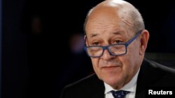 Menteri Luar Negeri Perancis Jean-Yves Le Drian 