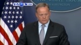 VOA60 America- Sean Spicer resigns as White House Press Secretary