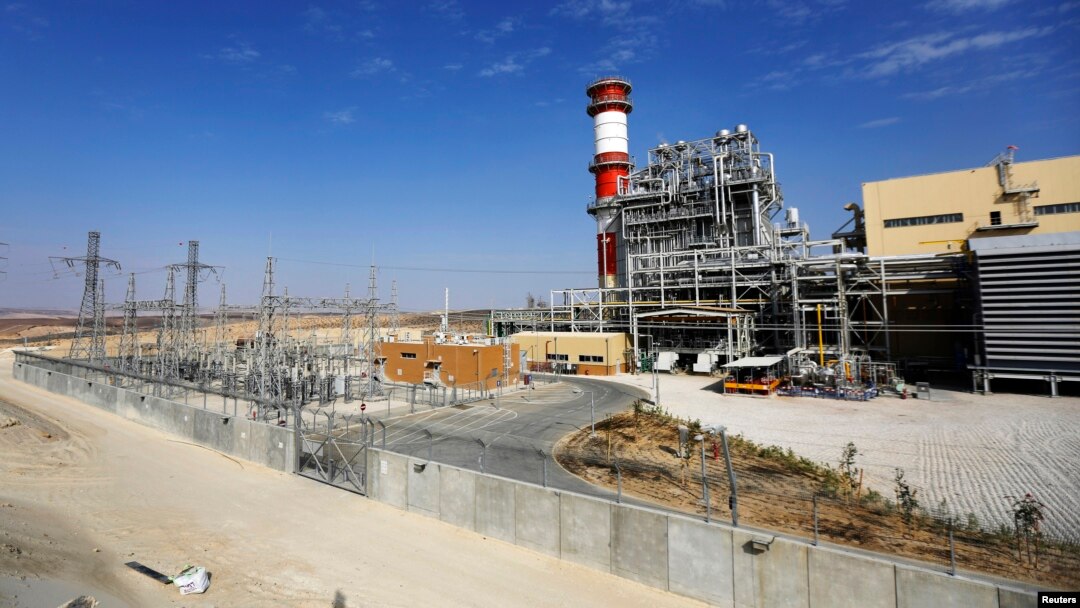 FILE - OPC Rotem, Israel's biggest private power plant that runs on gas from the Tamar field, is located in Mishor Rotem industrial area, southern Negev desert, Israel. 