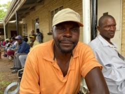 Darlington Handerson, 39, has been waiting for more than two weeks at Karanda Mission Hospital for treatment of a broken hip. (Columbus Mavhunga/VOA)