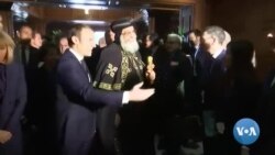 Macron rencontre des chefs religieux égyptiens