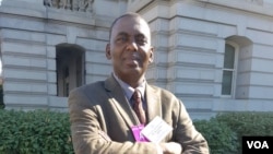 Biram Dah Abeid, Président d'IRA-Mauritanie, à Washington, le 30 juin 2016.