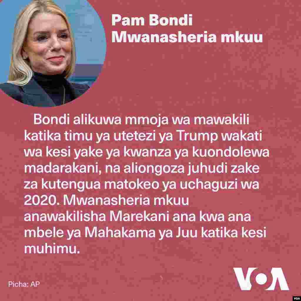 Pam Bondi Mwanasheria mkuu