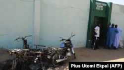 L'entrée d'une prison dans l'Etat de Yobe, au Nigeria, le 7 novembre 2014.