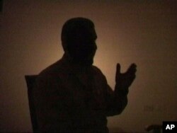 FILE - This image taken from video and released by the militant group Hamas on Aug. 26, 2005, shows a man identified as Mohammed Deif.