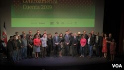 Foto de los participantes en la edición de 2019 del festival 'Centroamérica Cuenta' 2019. [Cortesía]