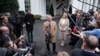 Steve Witkoff, White House special envoy, center, speaks with reporters at the White House in Washington, March 6, 2025. The White House said Witkoff will head to Moscow to discuss a U.S. proposal for a 30-day ceasefire in Russia’s war in Ukraine.