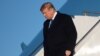 US President Donald Trump disembarks from Air Force One upon arrival at Joint Base Elmendorf-Richardson in Anchorage, Alaska, Feb. 28, 2019.