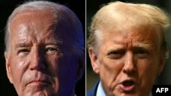 UMongameli Joe Biden loMnu. Donald Trump.