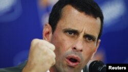 Henrique Capriles dijo que si es elegido presidente la corrupción en la justicia y las cárceles se va a acabar caiga quien caiga.