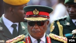 FILE - Zimbabwe's former head of the army, Constantino Chiwenga, is expected to be appointed as vice president after President Emmerson Mnangagwa retired him this week "pending redeployment." (S. Mhofu/VOA) 