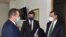 Vršilac dužnosti pomoćnika ministra finansija SAD Paul Ahern (desno), razgovarao sa ministrom bezbjednosti BiH Selmom Cikotićem (lijevo), Sarajevo, 16. decembar 2021.