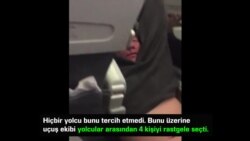 ABD'de Yolcuyu Uçaktan Sürükleyerek İndirdiler