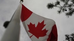 Bendera Kanada yang dipasang di salah satu area di wilayah Toronto, pada 19 September 2024. (Foto: AP/Angie Wang)