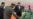 这张由朝鲜官方媒体朝中社于2026年10月13日发布的照片​​显示朝鲜领导人金正恩(中)在平壤视察第二经济委员会国防革命博物馆。