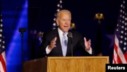 Democratic 2020 U.S. presidential nominee Joe Biden