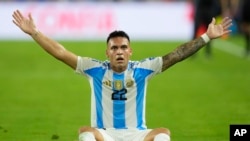 Lautaro Martínez, autor do golo da Argentina