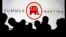 People talk before the start of the meeting of the standing committee on rules at the Republican National Committee summer meeting in Nashville, Tenn., Aug. 24, 2017. 