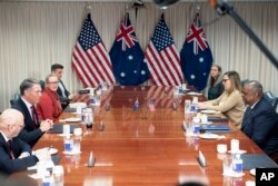 نشست مقامات امریکا و استرالیا در در شهر بریزبن استرالیا