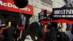 Fast Food Workers Demand Sustainable Wage, End to Exploitation