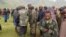 Nyatura militia combatants at an army camp in North Kivu, DRC (N. Long, VOA)