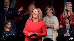 對中國立場強硬的共和黨聯邦參議員瑪莎·布萊克本(Marsha Blackburn, R-TN)資料照。