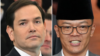 Kombinasi: Kiri - Menteri Luar Negeri Amerika Serikat, Marco Rubio (ANDREW CABALLERO-REYNOLDS / AFP), Kanan - Menlu RI Sugiono (Azneal Ishak / POOL / AFP)