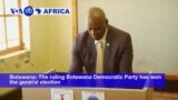 VOA60 Africa - The ruling Botswana Democratic Party has won the general election