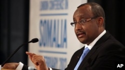 Prime Minister Abdiweli Mohamed Ali of the Transitional Federal Government of Somalia (file)