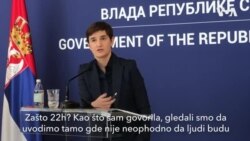 Premijerka Ana Brnabić objasnila je zašto će se kovid propusnice u Srbiji tražiti samo posle 22h