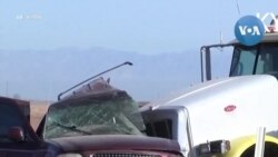 Mỹ: SUV chở 25 người lao vào xe tải, 13 người chết