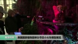 VOA连线：美国国家植物园举办节日小火车模型展览