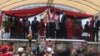 Nelson Chamisa at Gwanzura Stadium on Saturday.