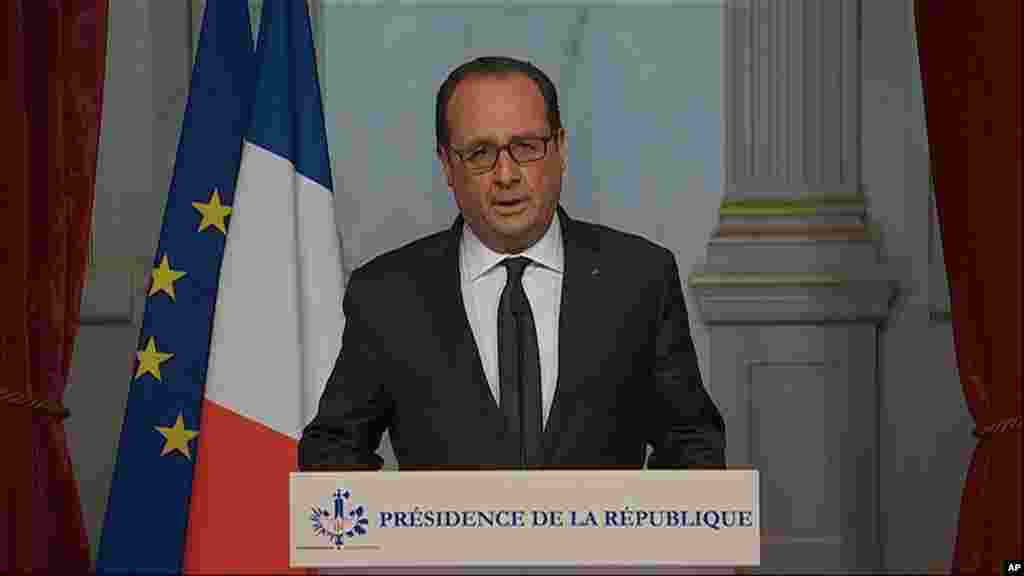 Shugaba Francois Hollande.