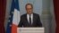 El presidente de Francia, Francois Hollande, habla a su nación tras los ataques terroristas del viernes 13 de noviembre de 2015.