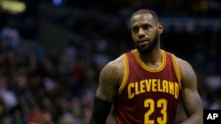 Lebron James, joueur des Cavaliers de Cleveland. 